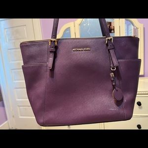 Michael Kors purple purse